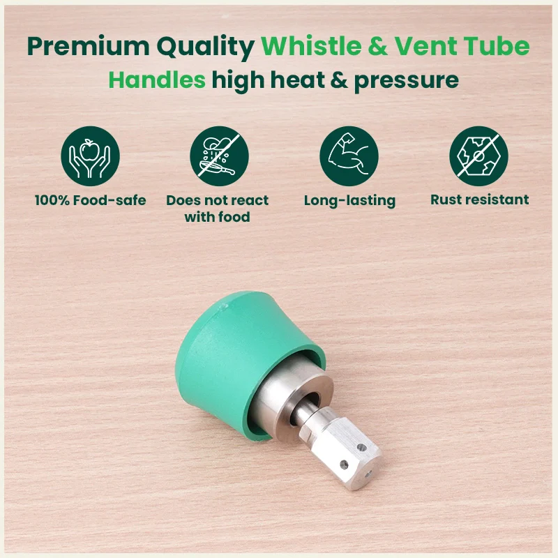 Triply Outer Lid Pressure Cooker Whistle and Vent Tube - Image 3